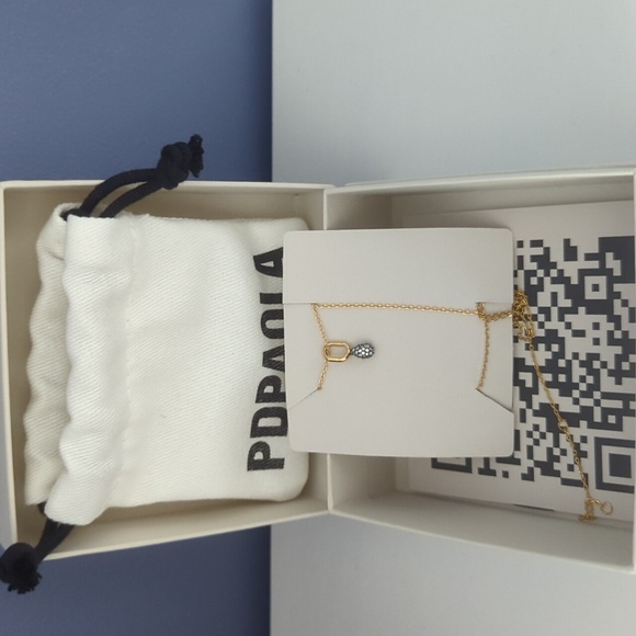 PDPAOLA Pavé Lava Necklace New in Box - Picture 3 of 6